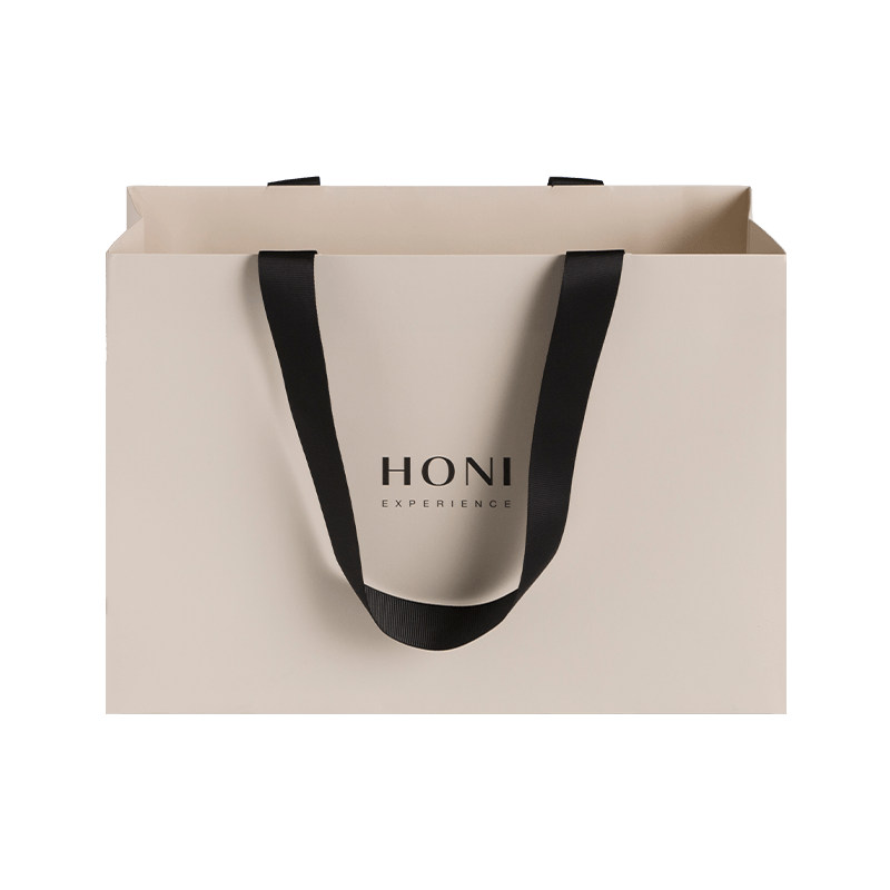 Custom Fashion Luxury Gift Bags White Paper Bag Shopping Packaging Bag For Clothes