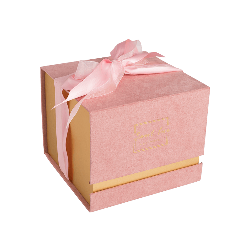Luxury Custom Gift Box Candle Cardboard Candle Gift Box Packaging Magnetic Gift Boxes With Ribbon