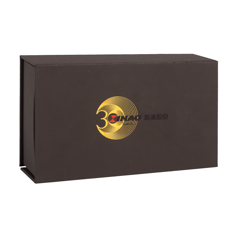 Custom packaging gift box Book Shape Black Magnetic box Kraft paper Jewelry box