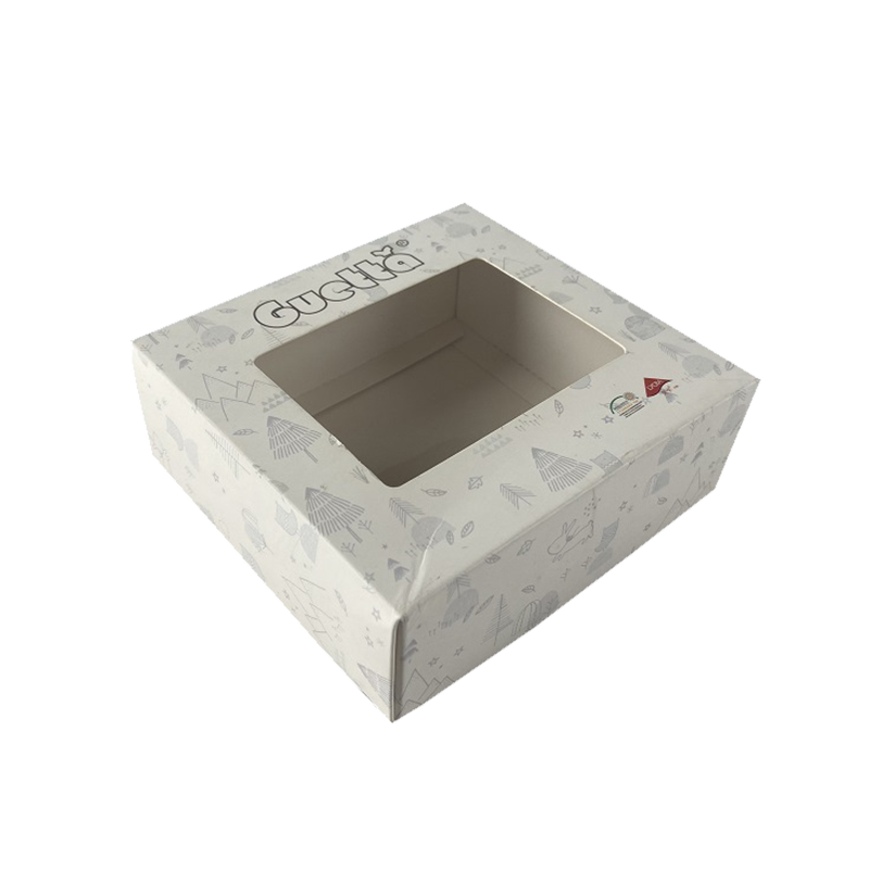 Wholesale Custom Logo Printed Box Cheap Cardboard Sock Paper Box With PVC Window