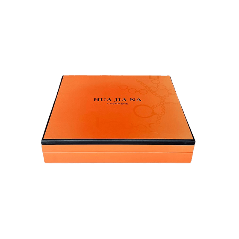 Custom logo packing boxes cardboard book shape silk scarves packaging paper box gift box designs