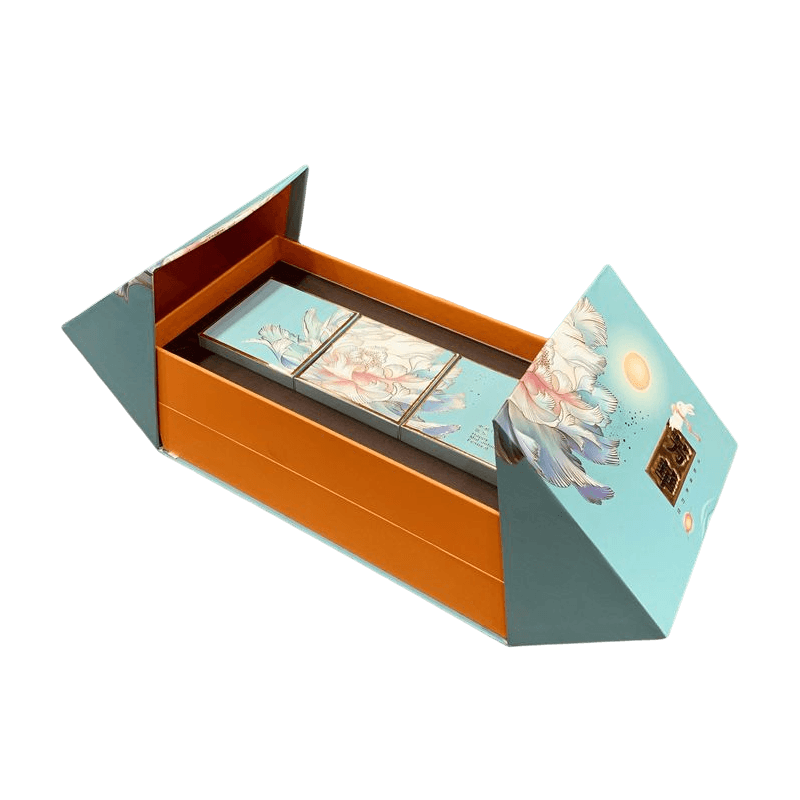 Custom Cardboard Candle Packaging Boxes Mooncake Pastry Box Perfume Gift Set Box