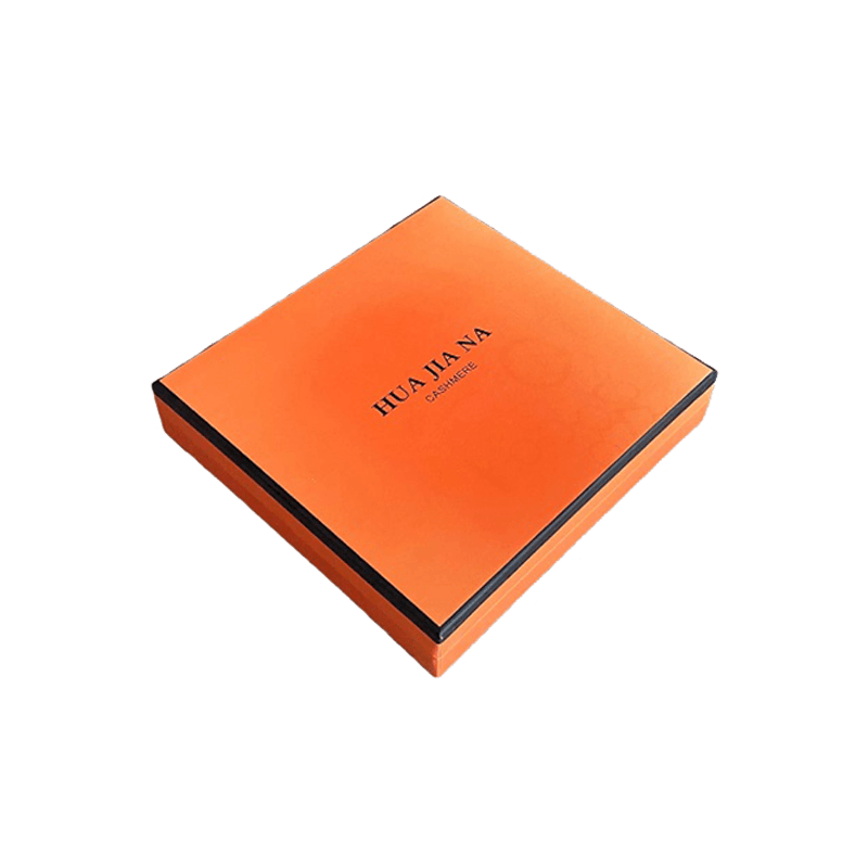 Custom logo packing boxes cardboard book shape silk scarves packaging paper box gift box designs