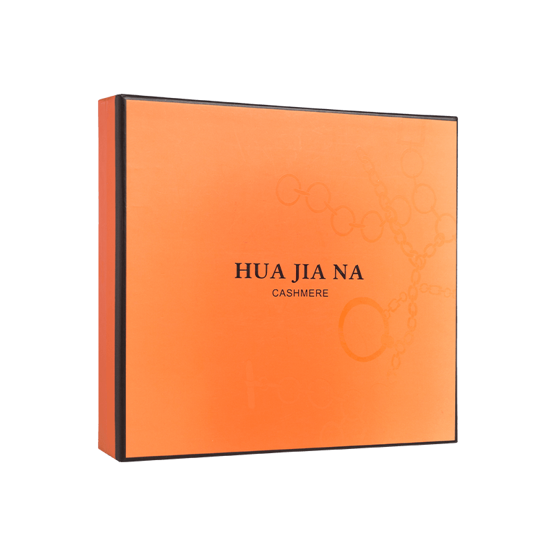 Custom logo packing boxes cardboard book shape silk scarves packaging paper box gift box designs