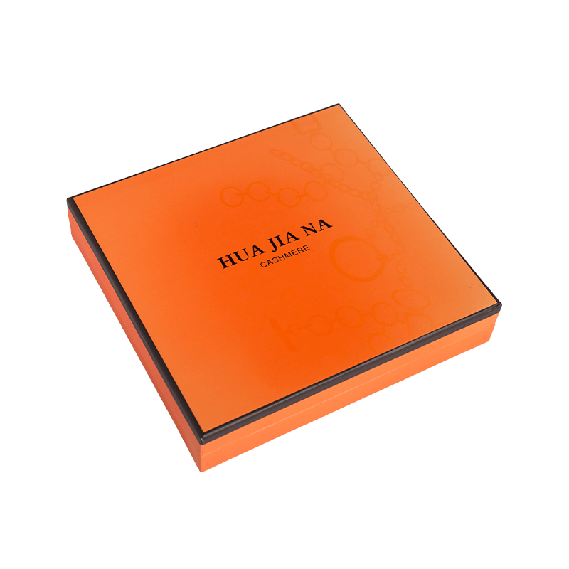Custom logo packing boxes cardboard book shape silk scarves packaging paper box gift box designs