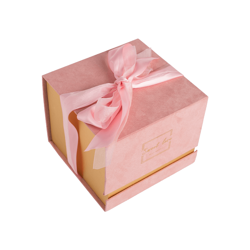 Luxury Custom Gift Box Candle Cardboard Candle Gift Box Packaging Magnetic Gift Boxes With Ribbon