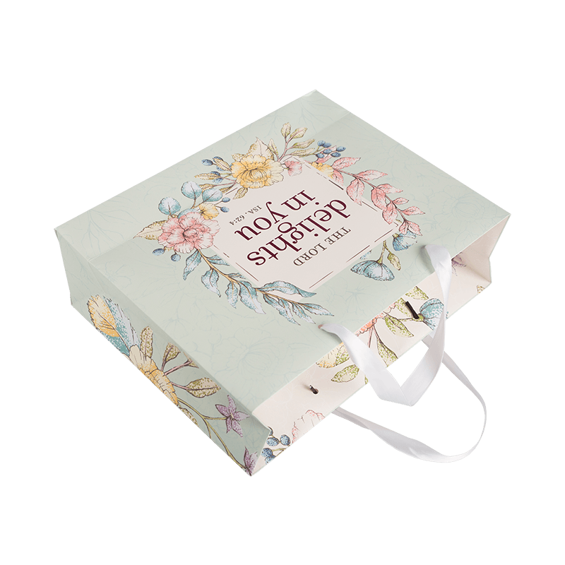 New Fashion Luxury Big Paper Bags For Birthday Custom Rope Handle Gift Bags