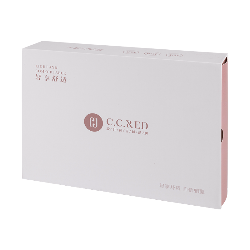 Wholesale Printed Custom Logo Paper Cardboard Box Drawer Paper Box Underwear Packaging Box